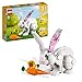 LEGO 31133 Creator 3in1 Weißer Hase Tierspielzeug Set mit Hasen-, Robben- und...