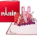 Pop Up Karte 'Paris - Je t'aime' - 3D Klappkarte...